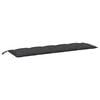 vidaXL Gartenbank-Auflage Melange Anthrazit 180x50x7 cm Stoff