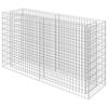 vidaXL Gabionen-Hochbeet Verzinkter Stahl 180&times;50&times;100 cm
