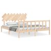 vidaXL Massivholzbett ohne Matratze 160x200 cm Kiefernholz