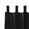 vidaXL Verdunkelungsvorh&auml;nge 2 pcs Schwarz 140 x 245 cm Samt
