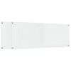 vidaXL K&uuml;chenr&uuml;ckwand 2 stk. Transparent 110 x 40 cm Geh&auml;rtetes Glas