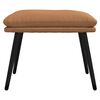 vidaXL Fu&szlig;hocker Taupe 45x30x35 cm Mikrofasergewebe