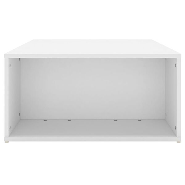 vidaXL Couchtisch Wei&szlig; 90x67x33 cm Holzwerkstoff