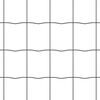 vidaXL Zaun mit Pfosten Grau 1 x 25 m Stahl