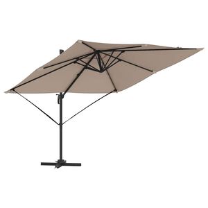 vidaXL Roma Parasol 286 x 284 x 265 cm Aluminium und Polyester