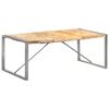 vidaXL Esstisch 200x100x75 cm Raues Mango-Massivholz