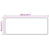 vidaXL Teppichl&auml;ufer MARSA Anthrazit 200 x 80 cm Polyester und PVC