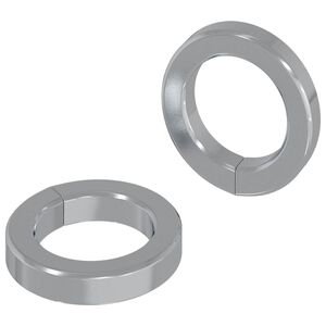 vidaXL Federunterlage 2 stk. Wei&szlig; 13 x 1 mm Eisen