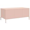 vidaXL Couchtisch Rosa 101,5x50x43,5 cm Kaltgewalzter Stahl