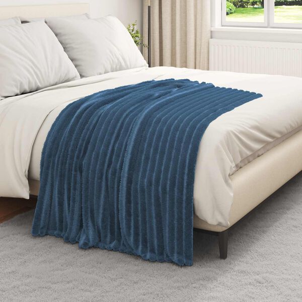 vidaXL Wohndecken 6 pcs Marineblau 150 x 130 cm Fleece