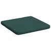 vidaXL Sitzkissen 4 pcs Dunkelgr&uuml;n 40 x 40 x 3 cm Stoff