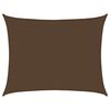 vidaXL Sonnensegel 160 g/m&sup2; Braun 6x8 m HDPE