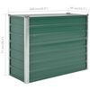 vidaXL Garten-Hochbeet Verzinkter Stahl 100x40x77 cm Gr&uuml;n
