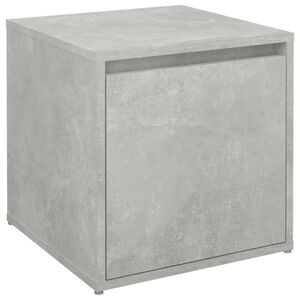 vidaXL Schubladenbox Betongrau 40,5x40x40 cm Holzwerkstoff