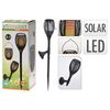 ProGarden 3-in-1 LED Solar-Taschenlampe Gartenleuchte Schwarz