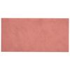 vidaXL Wandkopfteilen 12 pcs Rosa Samt