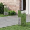vidaXL Solar LED Weg Licht 2 pcs Galvanisiert Galvanisiert