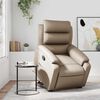 vidaXL Relaxsessel mit Aufstehhilfe Cappuccino-Braun Kunstleder