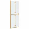 vidaXL Walk-In Duschwand Gold 70 x 6,5 x 190 cm
