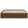 vidaXL Bettgestell Braun Eichen-Optik 180x200 cm