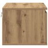 vidaXL Wandmontiertes Nachttischchen 2 pcs Artisan-Eiche Holzwerkstoff