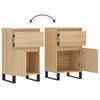 vidaXL Sideboard Sonoma-Eiche 40x35x70 cm Holzwerkstoff