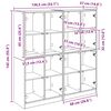 vidaXL Highboard 2 pcs Artisan-Eiche 68 x 37 x 142 cm Holzwerkstoff