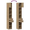 vidaXL Aufbewahrungsschrank 2 pcs Artisan-Eiche 30 x 42,5 x 225 cm