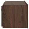 vidaXL TV-Wandschrank mit LED-Leuchten Braun Eichen-Optik 60x35x31 cm