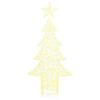 vidaXL Weihnachtsbaum mit 240 LEDs Warmwei&szlig; 150 cm Acryl
