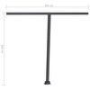 vidaXL Einziehbare Markise Handbetrieben LED 350x250 cm Orange Braun