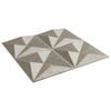 vidaXL Wandpaneele 24 pcs Origami Beton 50 x 50 cm XPS Schaum