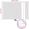 vidaXL Zaun mit Pfosten Gr&uuml;n 0,5 x 50 m Stahl und PVC