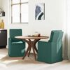 vidaXL Esszimmerst&uuml;hle 2 pcs Dunkelgr&uuml;n 57 x 67 x 98 cm Stoff