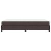 vidaXL Boxspringbett mit Matratze Dunkelbraun 140 x 190 cm Stoff