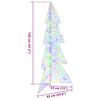vidaXL Weihnachtsbaum mit 100 LEDs Mehrfarbig 120 cm Acryl