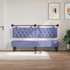 vidaXL H&auml;ngevorderseite Wandmontiert Jeans blau 190 x 55 x 7 cm Stoff