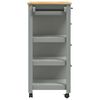 vidaXL K&uuml;chenwagen MONZA 84x40x88,5 cm Massivholz Kiefer