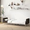 vidaXL Schlafsofa 2-Sitzer Dunkelbraun Stoff