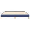 vidaXL Bettgestell ohne Matratze Blau 180x200 cm Stoff