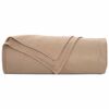 vidaXL &Uuml;berwurfdecke Kamel 210 x 140 cm Fleece