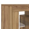 vidaXL TV-Schrank mit LED Artisan-Eiche 140x36,5x40 cm Holzwerkstoff