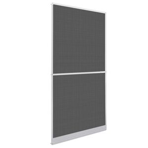 vidaXL Schwenk-Insektenscreen Wei&szlig; und Schwarz 100 x 215 cm