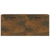 vidaXL Wandschrank R&auml;uchereiche 80x36,5x35 cm Holzwerkstoff