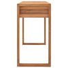vidaXL Schreibtisch mit 2 Schubladen 140x40x75 cm Teakholz