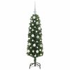 vidaXL K&uuml;nstlicher Weihnachtsbaum mit 150 LEDs mit St&auml;nder Gr&uuml;n 120 cm