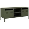 vidaXL TV-Schrank Olivgr&uuml;n 101,5x39x43,5 cm Kaltgewalzter Stahl