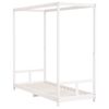 vidaXL Kinderbett Wei&szlig; 80x200 cm Massivholz Kiefer