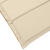 vidaXL Sonnenliege 2 pcs Beige 184 x 55 x 64cm Massivholz Akazie