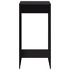 vidaXL Bartisch Schwarz 51x50x103,5 cm Holzwerkstoff